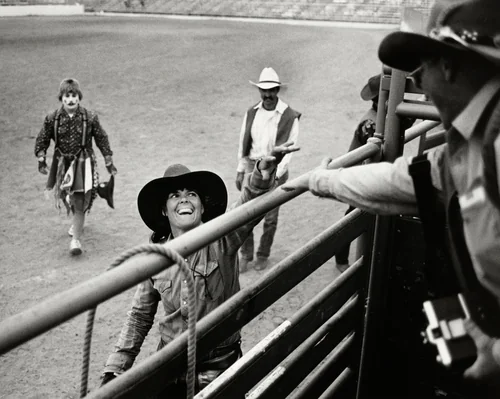 The Rodeo: Candy Bell by Nancy Andrews, photograph, 1993