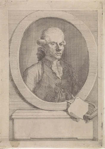 Portret van Jan van Os by Aert Schouman, print, 1765-1792