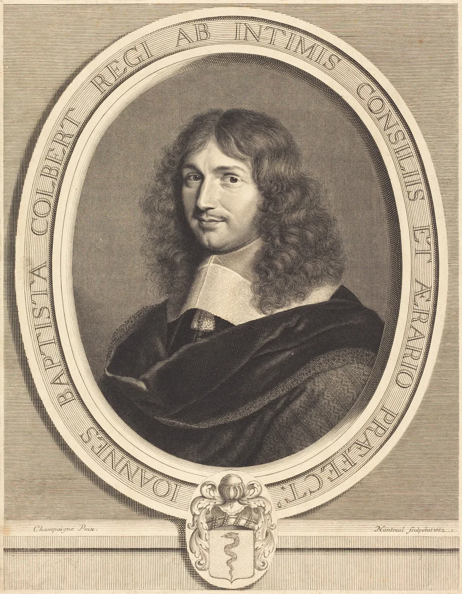 Jean-Baptiste Colbert by Robert Nanteuil
Philippe de Champaigne, print, 1662