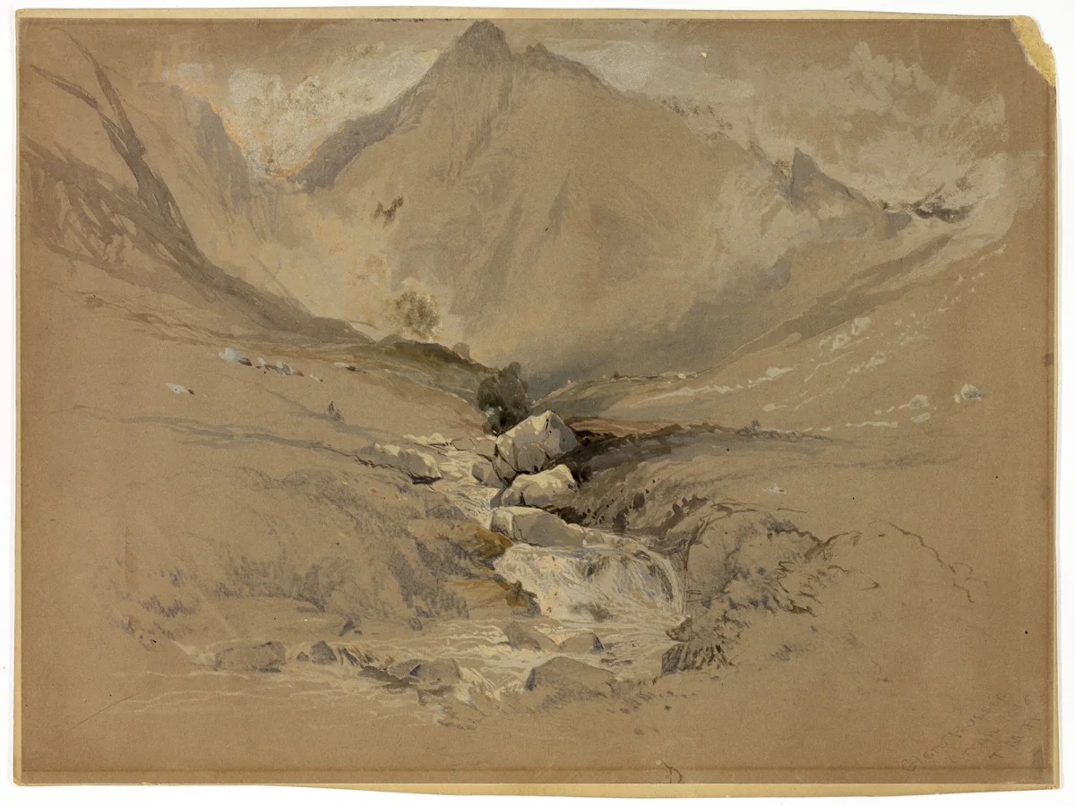 Glen Rossie by Thomas Miles Richardson, drawing, 1833-1890