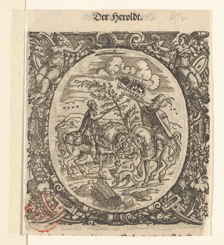 Heraut by Jost Amman, print, 1573