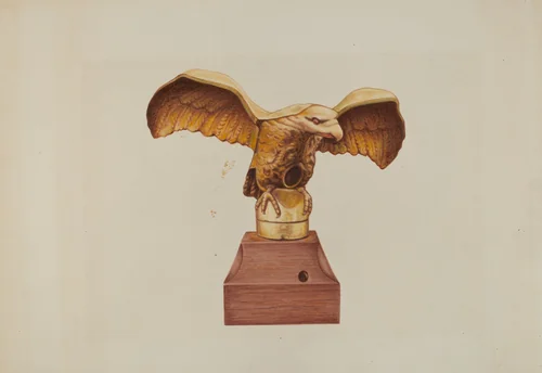 Flag Pole Holder by Arthur Stewart, index of american design, 1937