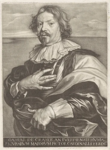 Portret van Gaspar de Crayer by anonymous, print, 1650-1800