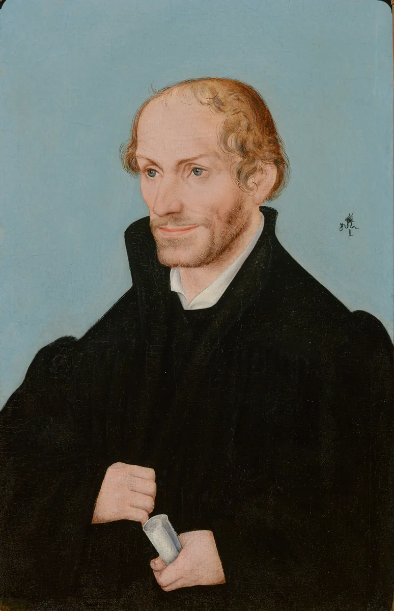 Portrait of Philipp Melanchton (1497-1560) by Lucas Cranach the Elder, painting, 1545