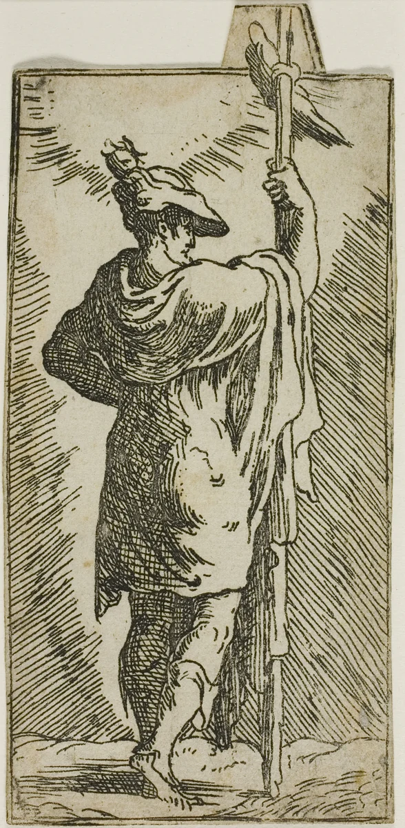 Saint James the Greater by Il Parmigianino, print, 1520-1550