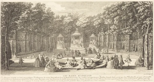Les Bains d'Apollon by Jean-Baptiste Rigaud, print, 1681-1812