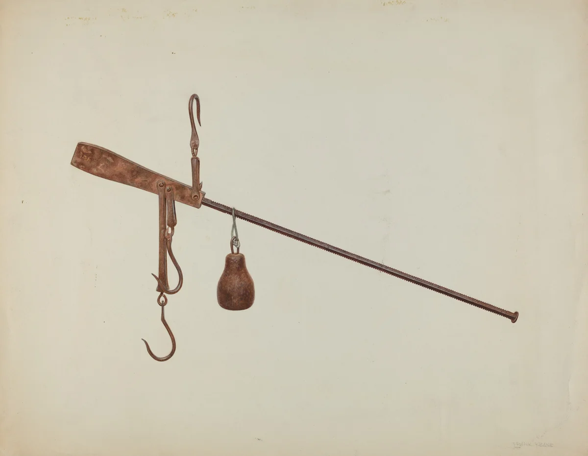 Steel Yard by Frank M. Keane, index of american design, 1939