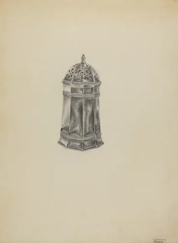 Silver Caster by John Tarantino, index of american design, 1936