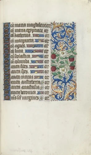 Book of Hours (Use of Rouen): fol. 94r by Master of the Geneva Latini, book, 1465-1475