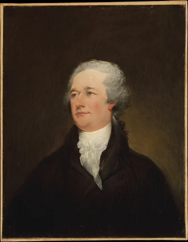 Alexander Hamilton by John Trumbull, artwork, 1804-1806