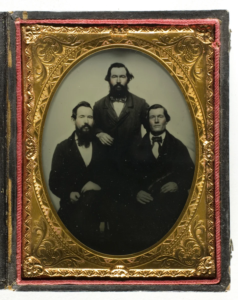 Untitled (Three Men) by Artist Unknown, photograph, 1839-1899