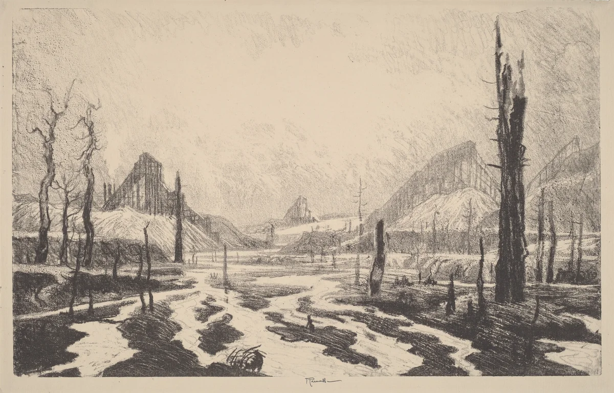 Valley of Desolation by Joseph Pennell, print, 1910