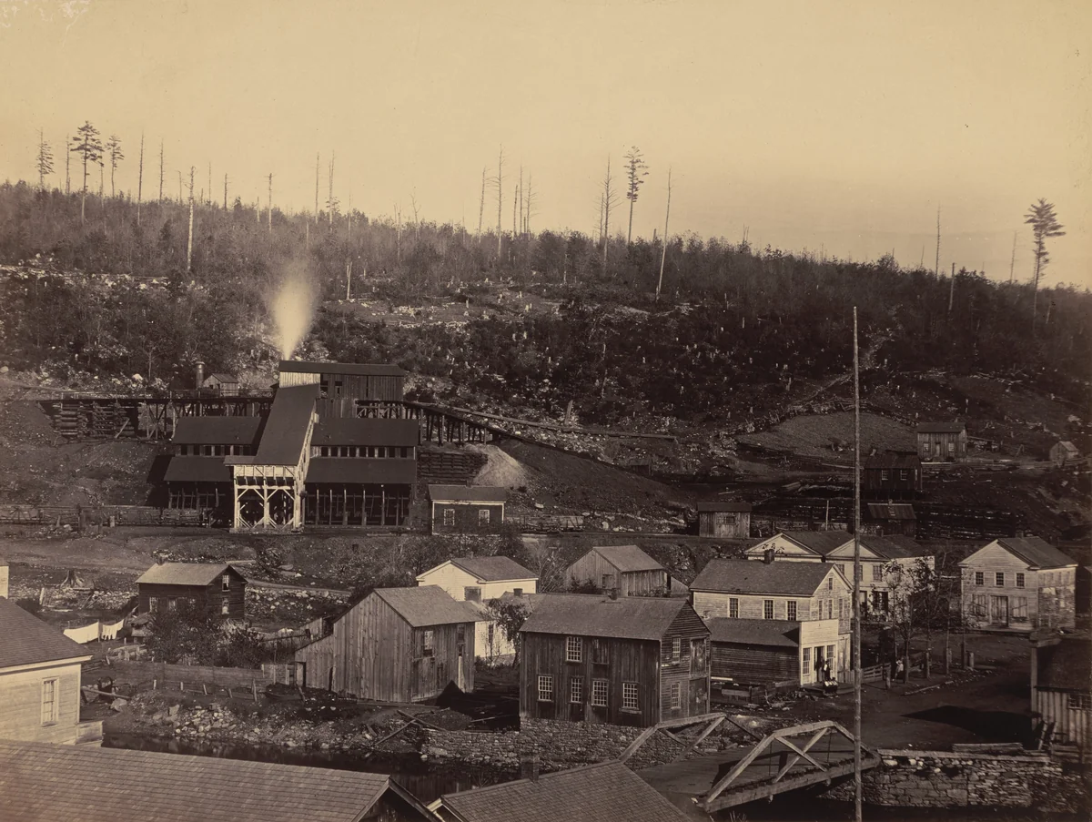 Birdsey Breaker, Archbald, Del. & Hudson Canal Co. by Thomas H. Johnson, photograph, 1858-1868