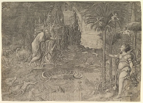 Allegory of Life by Giorgio Ghisi, print, 1561