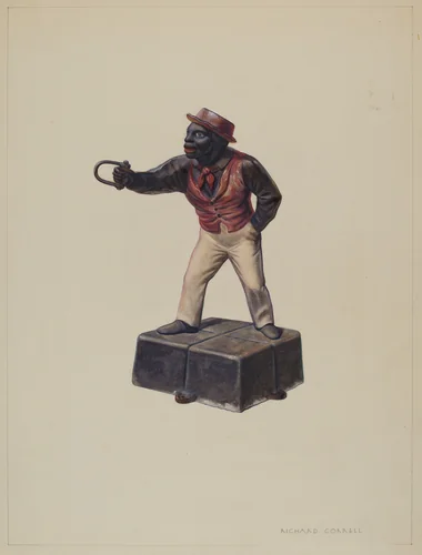 Hitching Post by Richard Correll, index of american design, 1937