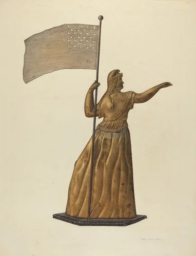 Weather Vane by Selma Sandler, index of american design, 1939