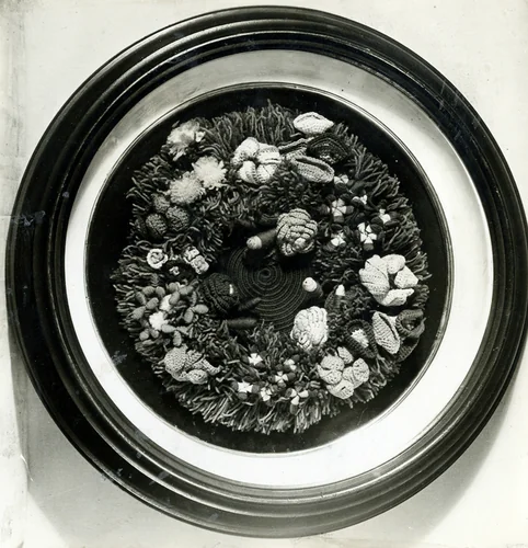 Lamp Mat by United States, textile, 1801-1900