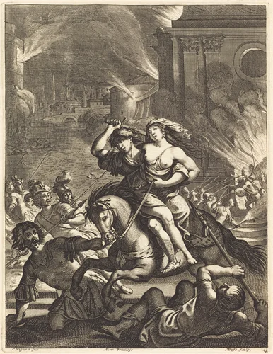 Illustration to Jean Desmarets' "L'Ariane" by Abraham Bosse
Claude Vignon, print, 1639