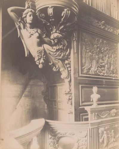 Saint-Étienne-du-Mont by Eugène Atget, photograph, 1912