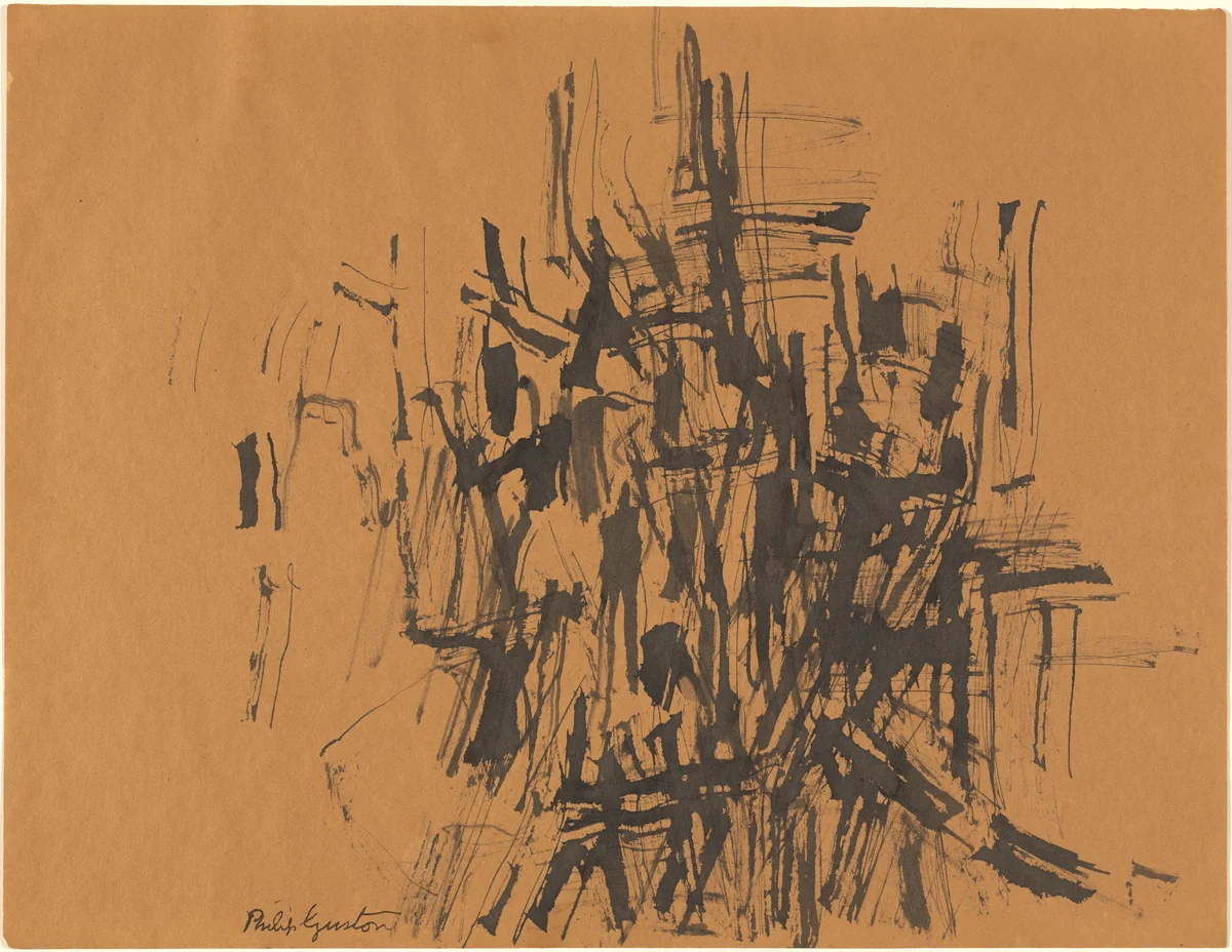 Summer by Philip Guston, drawing, 1953