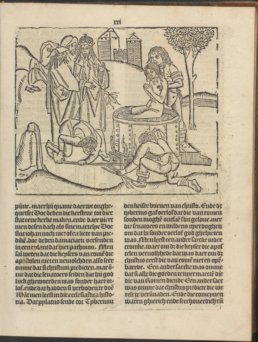 Hier beghit tsomer stuc vande passiole (Legenda aurea in Dutch) by Pseudo Jacobus de Voragine, book, 1505