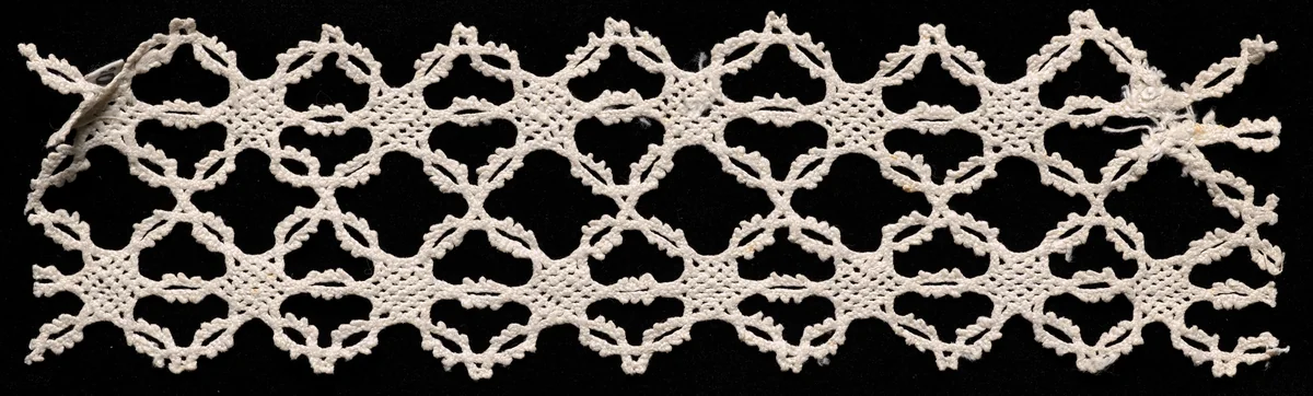 Bobbin Lace Insertion without Selvage by Unknown, textile, 1540-1560