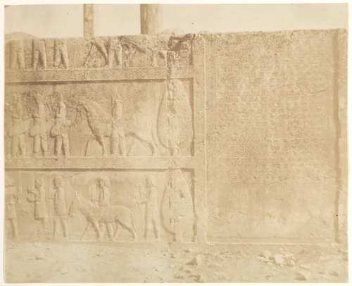 Processione sulla facciata della Grande Scala by Luigi Pesce, photograph, 1858