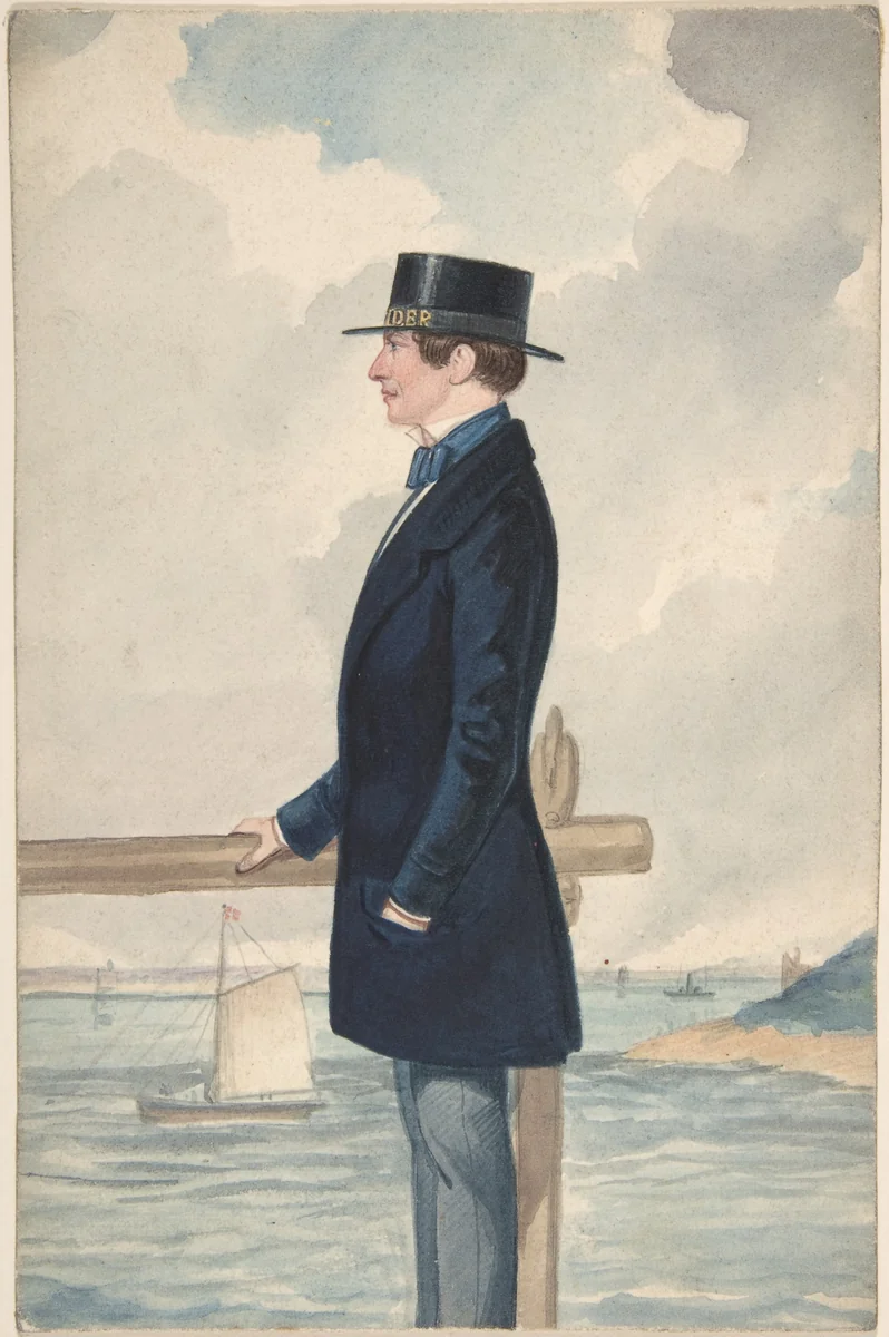 A Yachtsman by Robert Dighton, drawing, 1806-1865