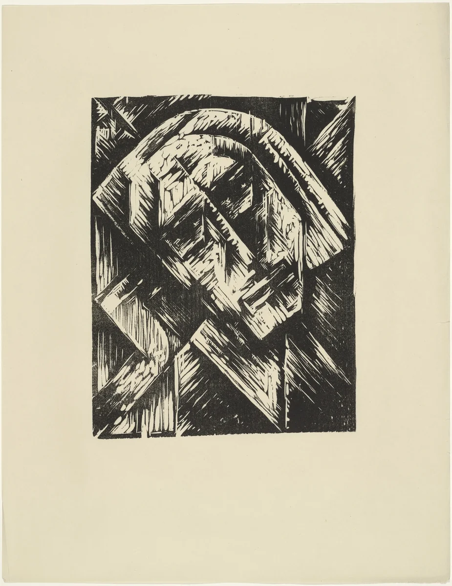 Prophet from the periodical Kündung, vol. 1, no. 1 (January 1921) by Gerhard von Ruckteschell, periodical, 1921