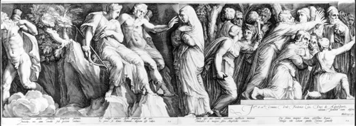 The Story of Niobe by Jan Saenredam, print, 1560-1607