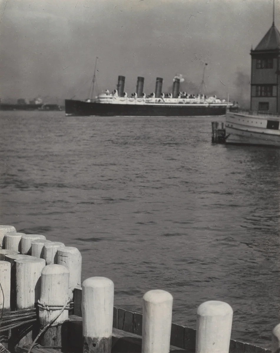 Outward Bound, The Mauretania by Alfred Stieglitz, photograph, 1910