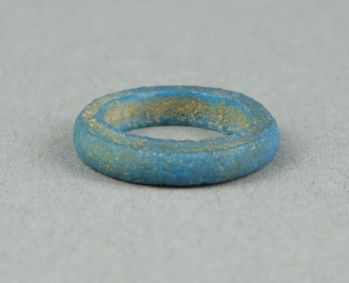 Ring by Egyptian, metalwork, -1350--1069