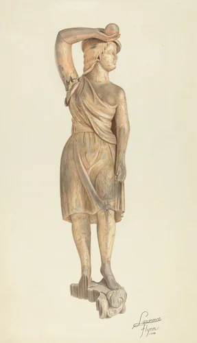 Circus Wagon Figure by Lawrence Flynn, index of american design, 1938