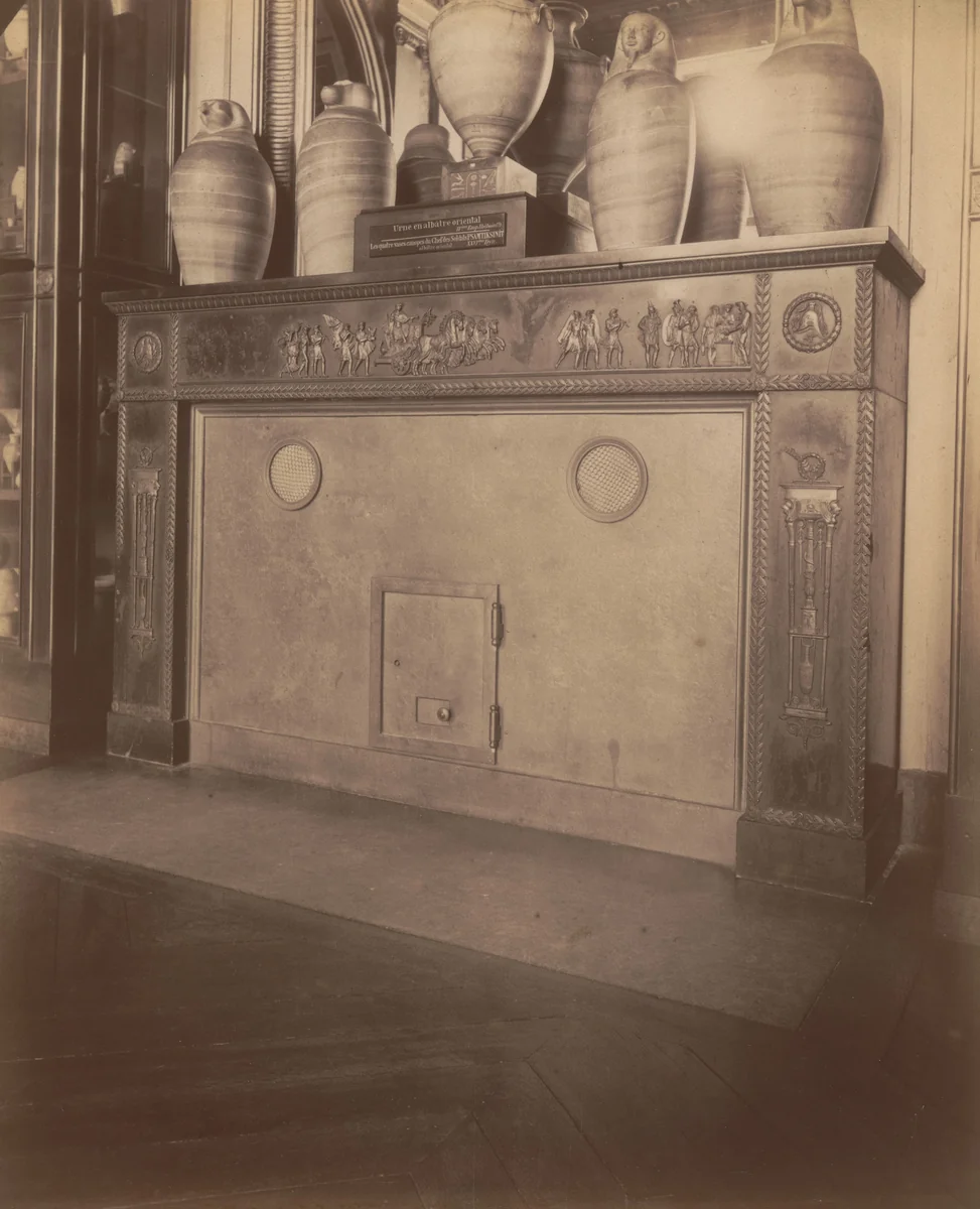 Louvre (cheminée) by Eugène Atget, photograph, 1908