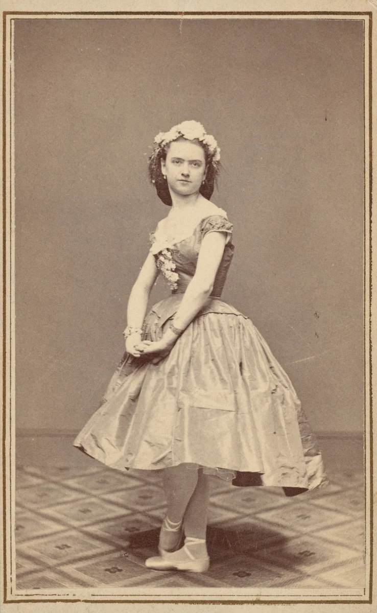 Portrait of a Ballet Dancer by Thomas Rice Burnham, photograph, 1855-1865