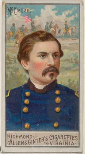 George Brinton McClellan, from the Great Generals series (N15) for Allen & Ginter Cigarettes Brands by Allen & Ginter, print, 1888