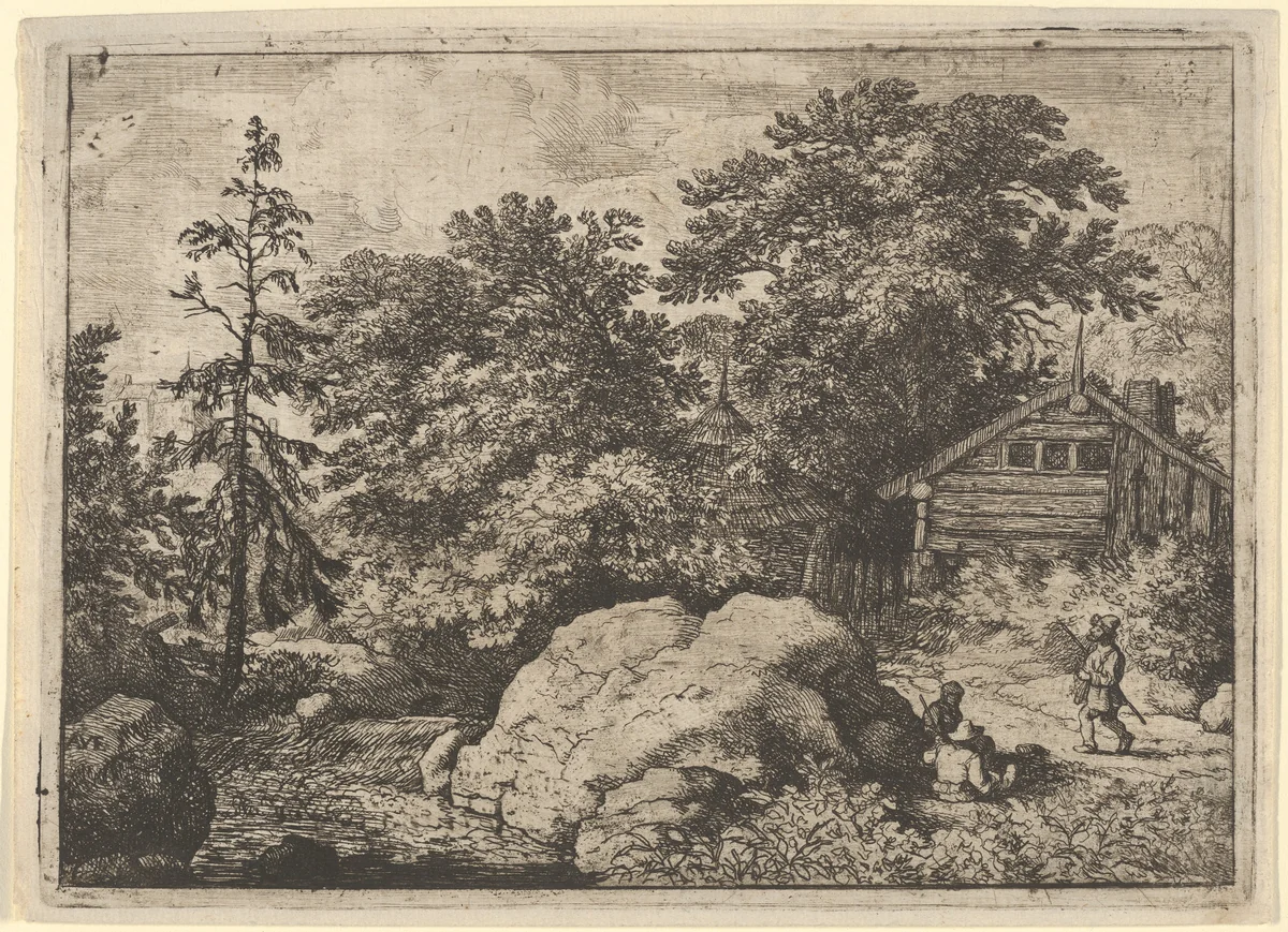 The Hill by Allart van Everdingen, print, 1621-1675