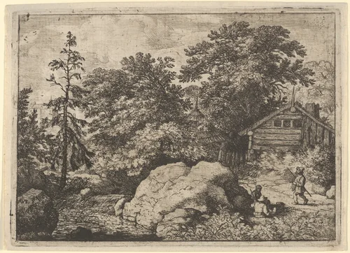 The Hill by Allart van Everdingen, print, 1621-1675
