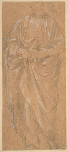 Standing Male Figure by Filippino Lippi, drawing, 1475-1485
