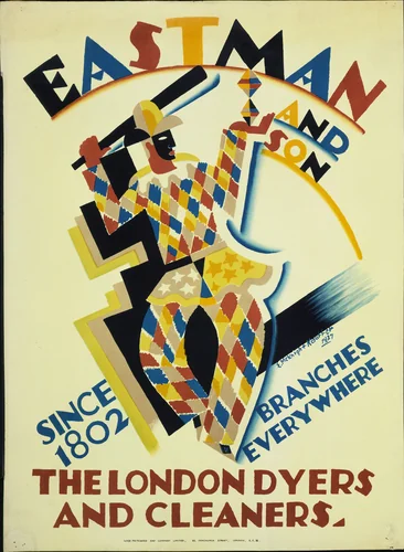 Eastman and Son, Since 1802 by E. McKnight Kauffer, design, 1927