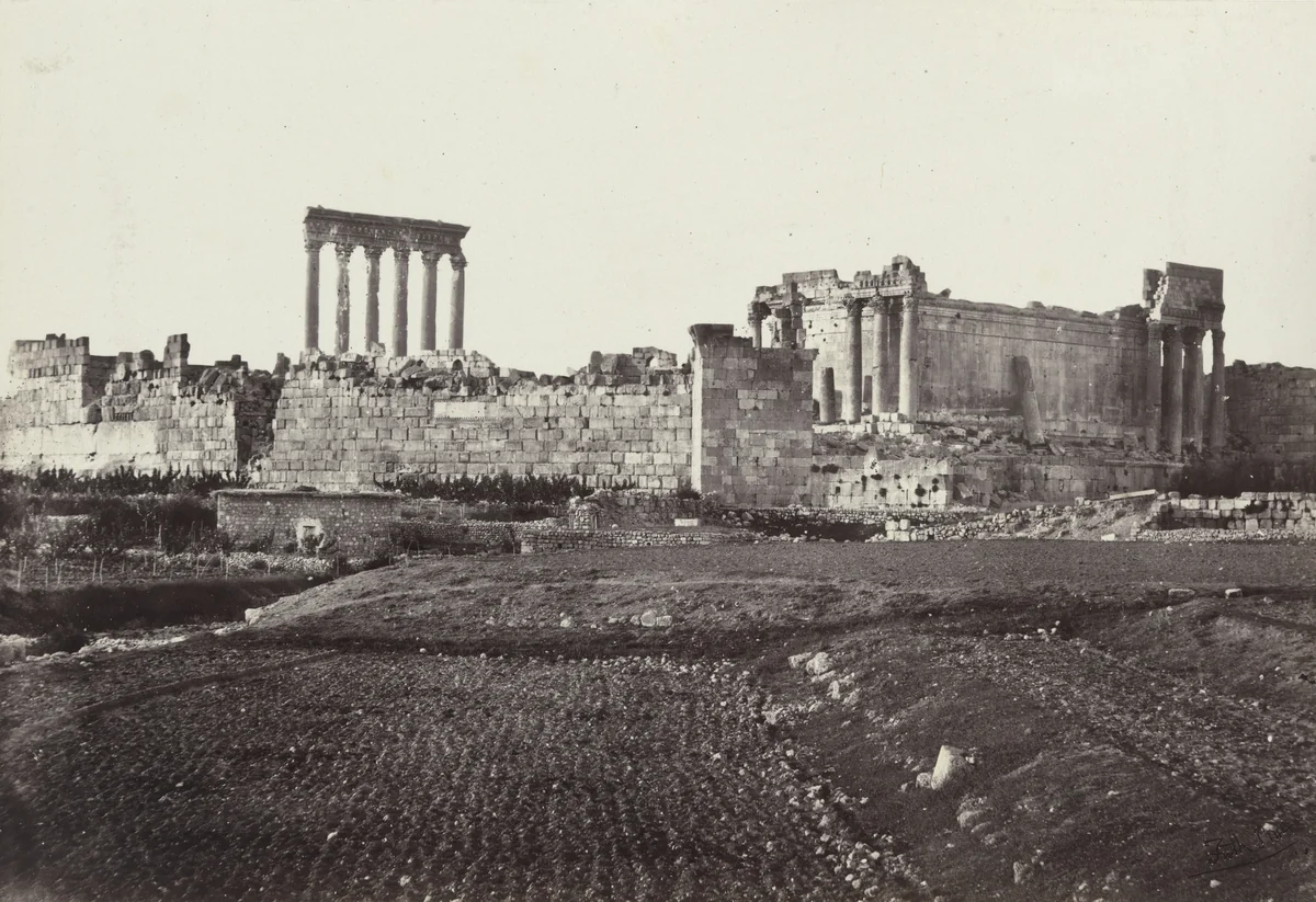 Baalbec from the South (Plate 33) by Francis Frith, photograph, 1857