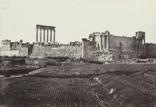Baalbec from the South (Plate 33) by Francis Frith, photograph, 1857