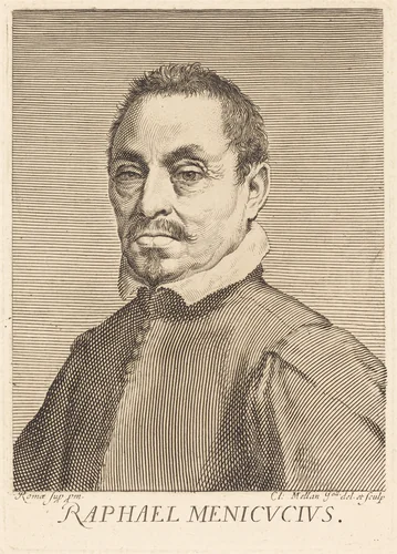 Raffaello Menicucci by Claude Mellan, print, 1598-1688
