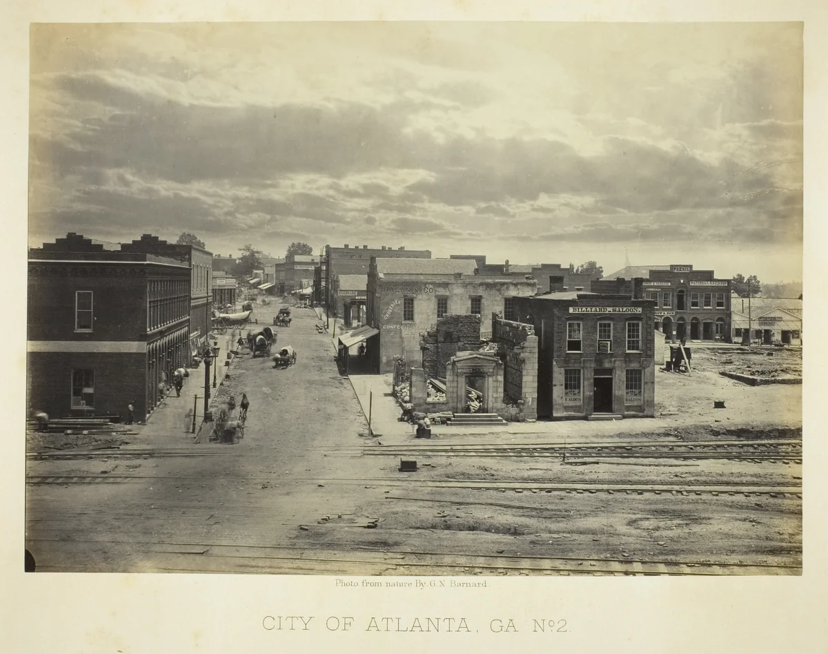 City of Atlanta, GA, No. 2 by George Barnard, photograph, 1866