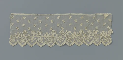 Strook naaldkant met zigzagschulpen by anonymous, other, 1810