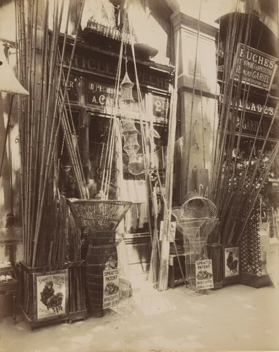 Boutique pêche. Quai de la Mégisserie by Eugène Atget, photograph, 1911