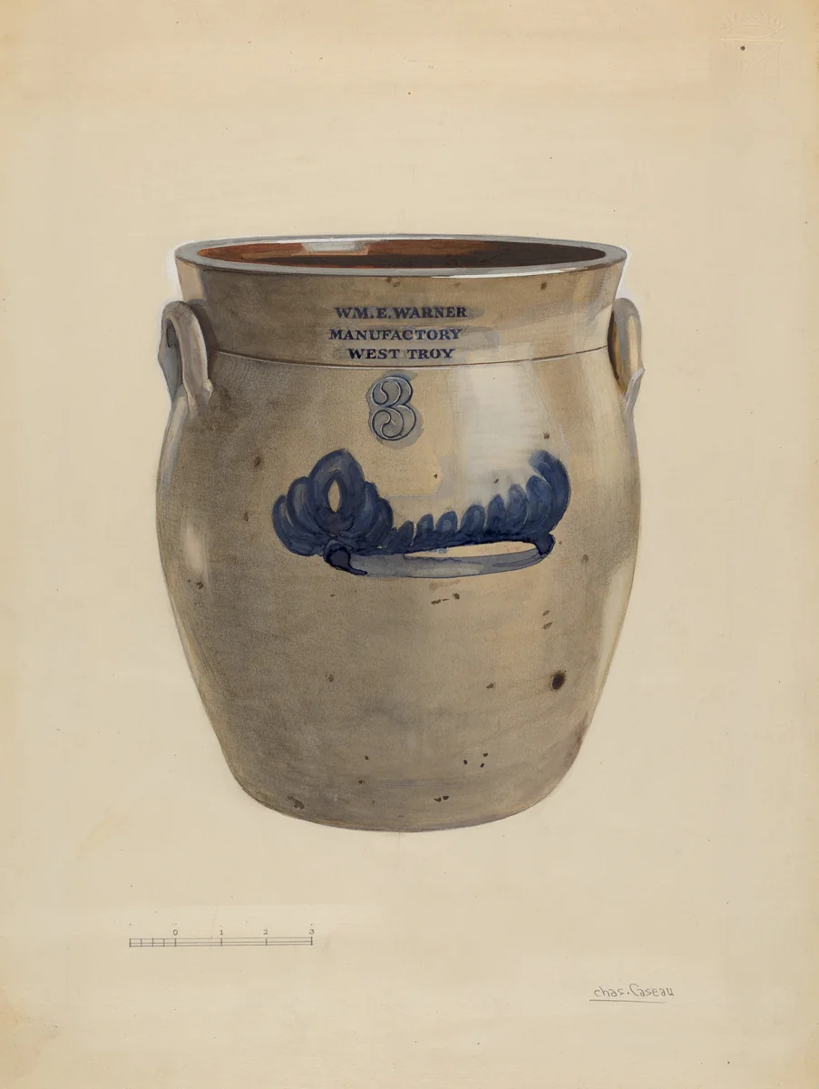 Crock by Charles Caseau, index of american design, 1936