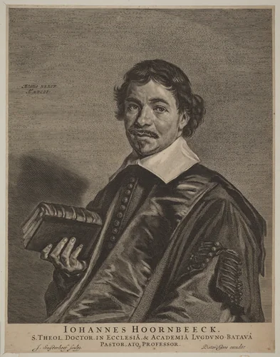 Johannes Hoornbeeck by Jonas Suyderhoff
Frans Hals
Pieter Goos, print, 1651
