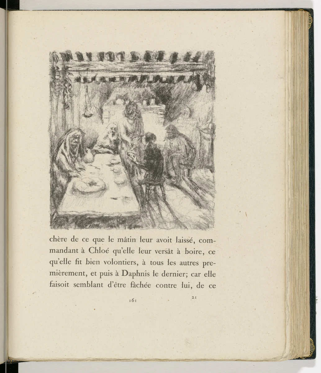 In-text plate (page 161) from Daphnis et Chloé by Pierre Bonnard, illustrated book, 1902