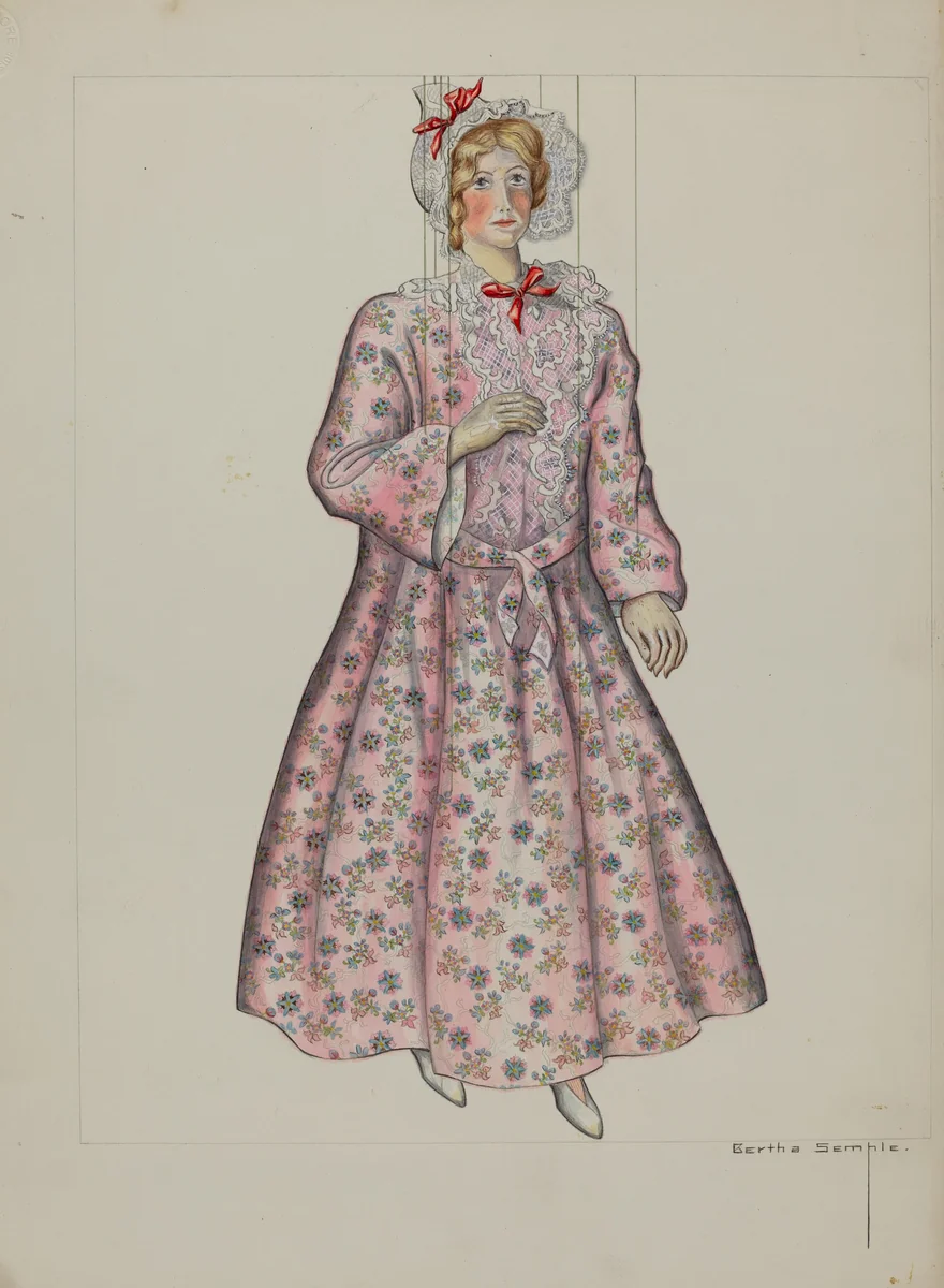 Puppet - "Mrs. Shelby" by Bertha Semple, index of american design, 1937